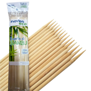 Espetos D Bambu Inoven Eco 30 Cm - Imagem 1
